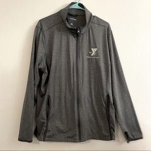 Mankato YMCA staff 3XL zip up stretch jacket